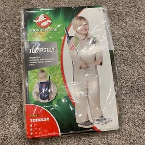 Toddler Ghostbusters jumpsuit Halloween costume